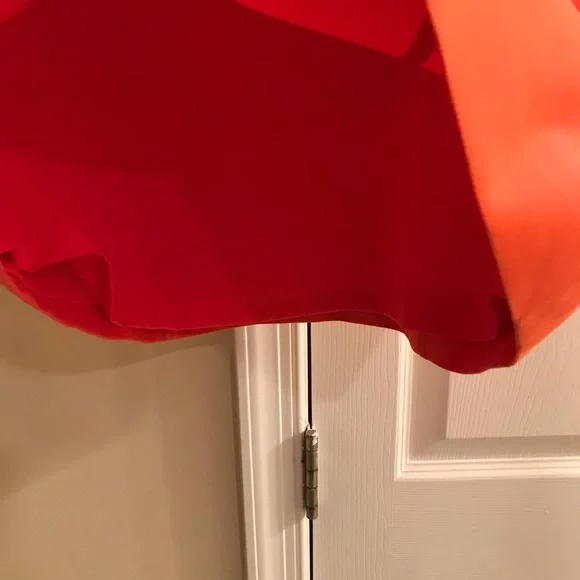 Ann Taylor Orange Skirt Size 8 - Picture 4 of 4